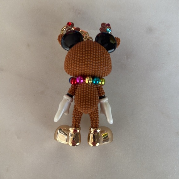 Mickey Mouse Disney BaubleBar Reindeer Keychain Bag Charm - Picture 4 of 6